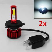  ER 2x H4  100W 12000LM COB LED fnyszr lmpa izz tvoli alacsony sugrzs